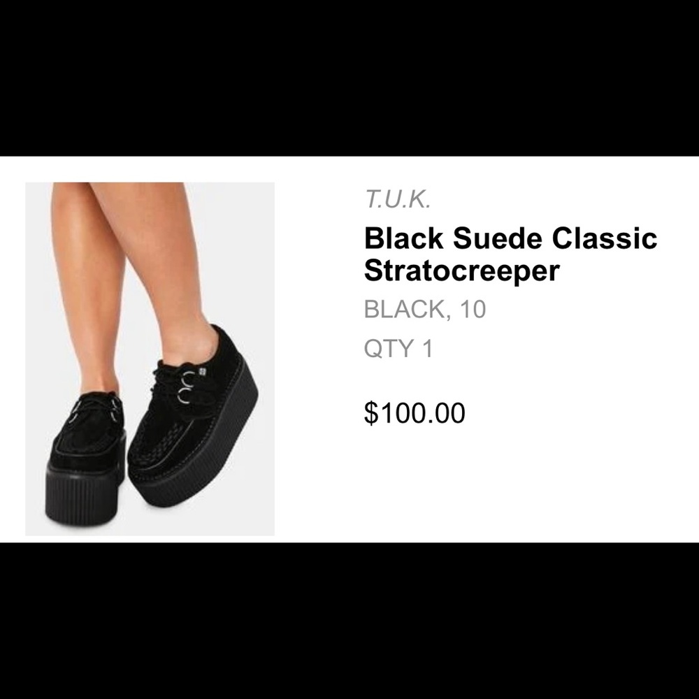 Black Suede Classic Stratocreeper